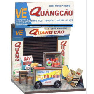 Mô hình gỗ tự lắp ráp DIY-Thế Giới Tí Hon- XE BÁNH MỲ - AD02