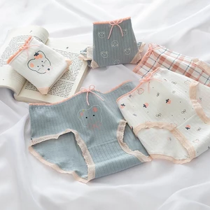 Set 10 Quần Cotton Cao Cấp Mẹ Bé Co Giãn 4 Chiều Thoải Mái Đáy Lót Cotton 2 Lớp Kháng Khuẩn Cute.