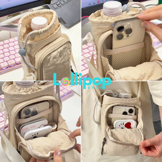 Túi Đeo Chéo Phone Bag Cỡ Trung 3 Ngăn, Nhẹ, Du Lịch Mùa Hè, Quai Đeo Dễ Điều Chỉnh, Đựng Nhiều Đồ LOLLIPOP BAGS
