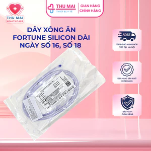Ống dây nuôi ăn Silicone Fortune, ống Sonde dây nuôi ăn xông dạ dày Silicone, dây xông ăn Silicone dài ngày