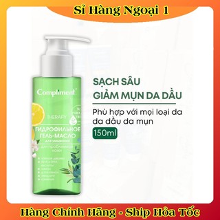 Gel Rửa Mặt COMPLIMENT No Problem Giảm Mụn Cho Da Dầu Nhạy Cảm 150ml của Nga
