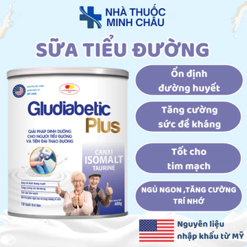 Sữa Tiểu Đường Kiểm soát đường huyết cho người Tiểu Đường Gludiabetic Plus Chính Hãng