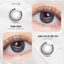 Kính áp tròng khoá ẩm 1 Ngày Màu Xám Khói CARASE, Lens cận TANN GRAY