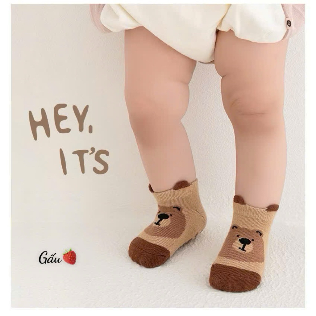 Set 10 đôi tất chống trơn trượt 0-8y