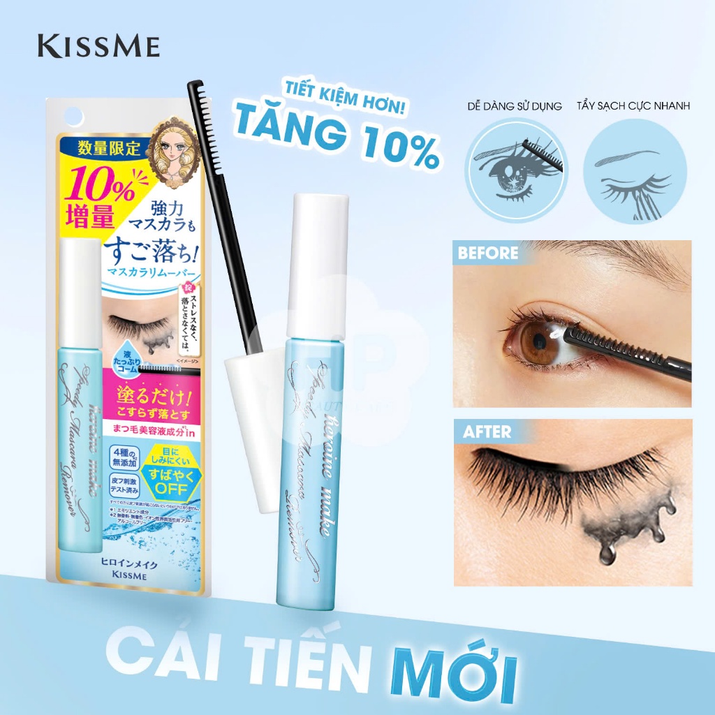 Mascara Tẩy Trang Mi Kissme Heroine Make (3 Loại Dung Tích)