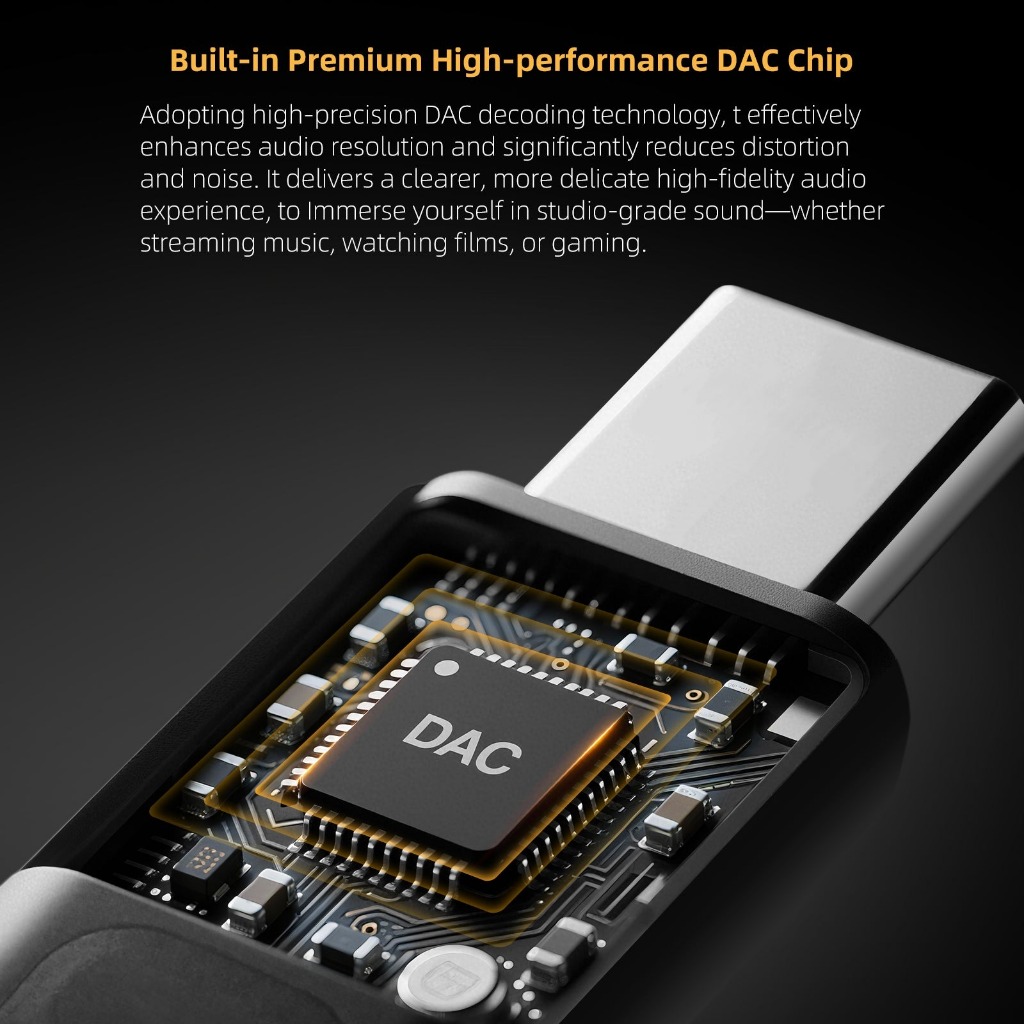[NC] Dongle DAC KZ AM02 | Type C | Cáp chuyển đổi âm thanh | Dongle | BigBuy360 - bigbuy360.vn