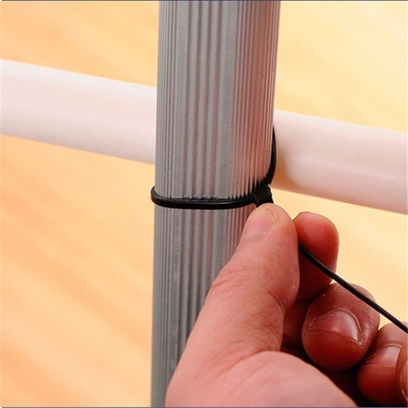 Dây Rút Nylon 100 Cái - Dây Rút Nhựa Đa Năng, Siêu Bền, Buộc Cáp & Đồ Vật Tiện Lợi