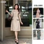 Đầm cổ tròn phối nắp túi tùng A BEMINE MT8424