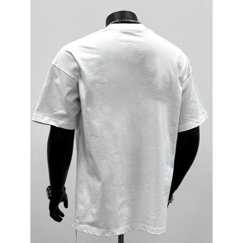Áo thun Stee Cổ tròn OKEY Localbrand ICVCVNI Unisex Cotton