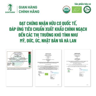 Mật hoa dừa tươi Organic Sokfarm 330ml - Năng Lượng Hữu Cơ Bù Khoáng Điện Giải