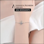 [CHỨNG NHẬN GRA] Lắc tay Đá Moissanite 5mm Bạc 925 Phủ Bạch Kim Dây Rút ,Vòng Tay Quà Tặng, Đeo Hàng Ngày 2756 — ảnh 5