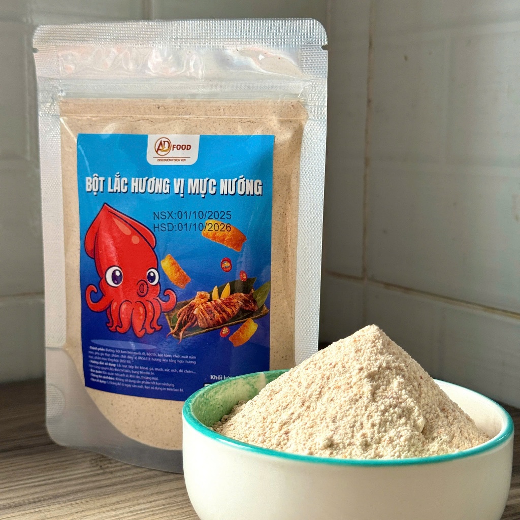 100g Bột lắc hương vị Mực Nướng ADFOOD – Dễ dùng cho các món chiên, khoai tây, bắp rang, bánh snack.