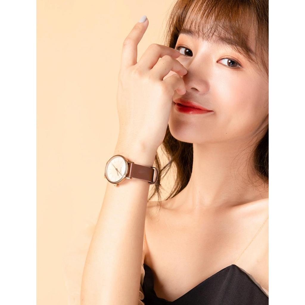 Đồng Hồ Nữ  Hàn Quốc JA-814LE JU1005 ( NÂU )