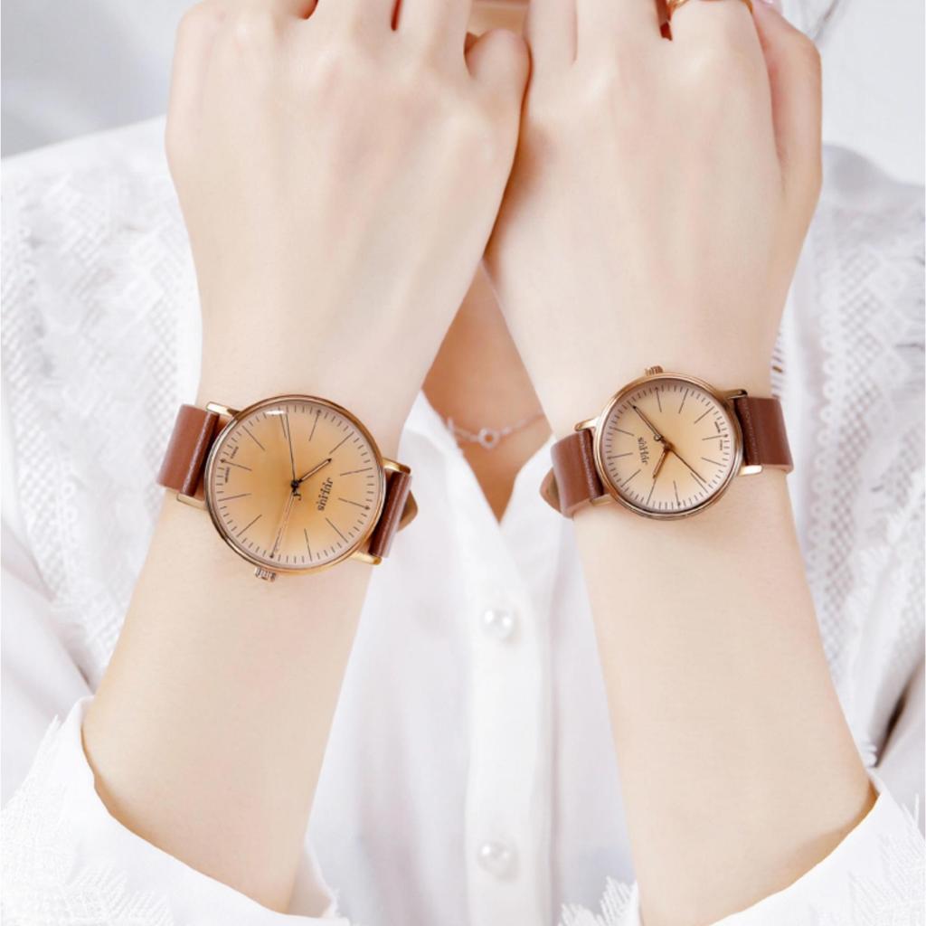 Đồng Hồ Nữ  Hàn Quốc JA-814LE JU1005 ( NÂU )