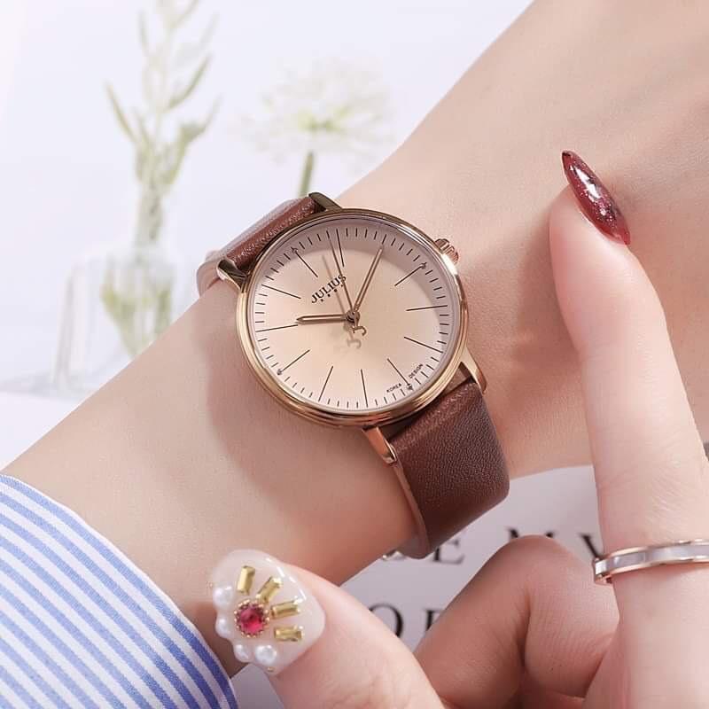 Đồng Hồ Nữ  Hàn Quốc JA-814LE JU1005 ( NÂU )