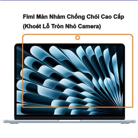 Miếng dán màn hình macbook Trong - Nhám từ tính Neo Air pro 13in 14in 15in 16in m1 m2 m3 m4