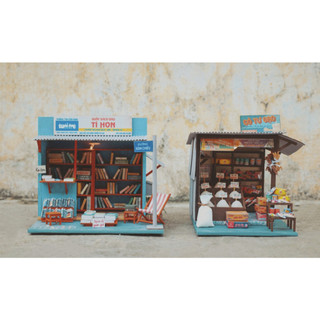Mô hình gỗ tự lắp ráp DIY- Thế Giới Tí Hon- TIỆM GẠO TÍ HON - AD06
