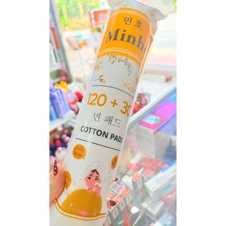 Bông tẩy trang siêu mềm Minho 120 + 30 bông