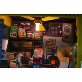 Mô hình gỗ tự lắp ráp DIY -Thế Giới Tí Hon- CÀ PHÊ ĐÁ - AD07