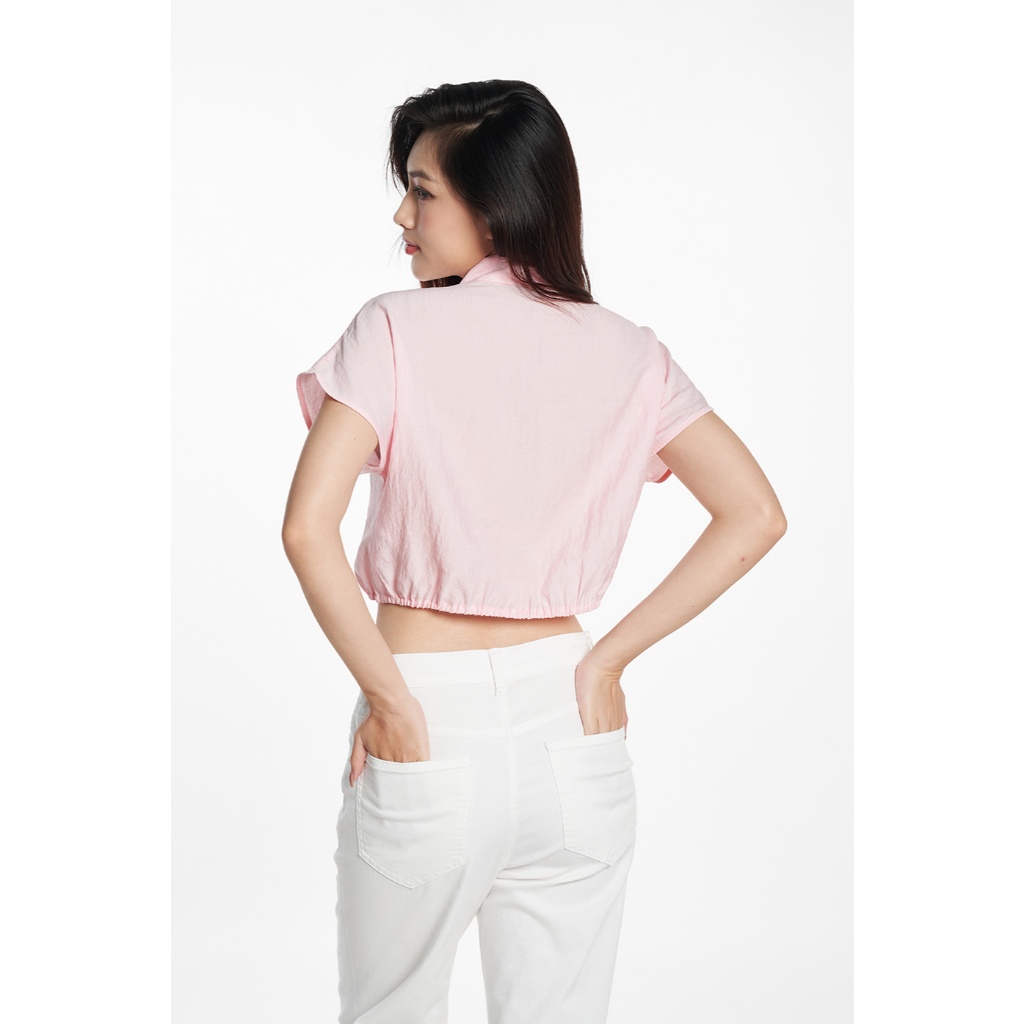 Áo Sơ Mi Thời Trang Nữ Tay Ngắn NINOMAXX 2502003