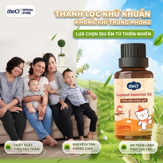 TheCi Tinh Dầu Tràm Gió Nguyên Chất – Thanh Lọc Không Khí & Chống Vi Khuẩn - Tinh Dầu Tràm Tự Nhiên Giữ Ấm Cơ Thể Bé
