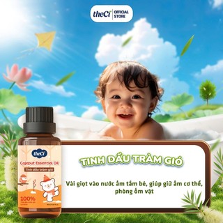 TheCi Tinh Dầu Tràm Gió Nguyên Chất – Thanh Lọc Không Khí & Chống Vi Khuẩn - Tinh Dầu Tràm Tự Nhiên Giữ Ấm Cơ Thể Bé