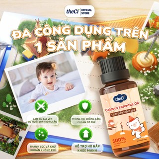 TheCi Tinh Dầu Tràm Gió Nguyên Chất – Thanh Lọc Không Khí & Chống Vi Khuẩn - Tinh Dầu Tràm Tự Nhiên Giữ Ấm Cơ Thể Bé