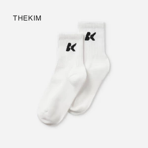 THEKIM Tất vớ cổ cao logo K , co giãn bốn chiều , vải dệt kim thấm hút mồ hôi P212