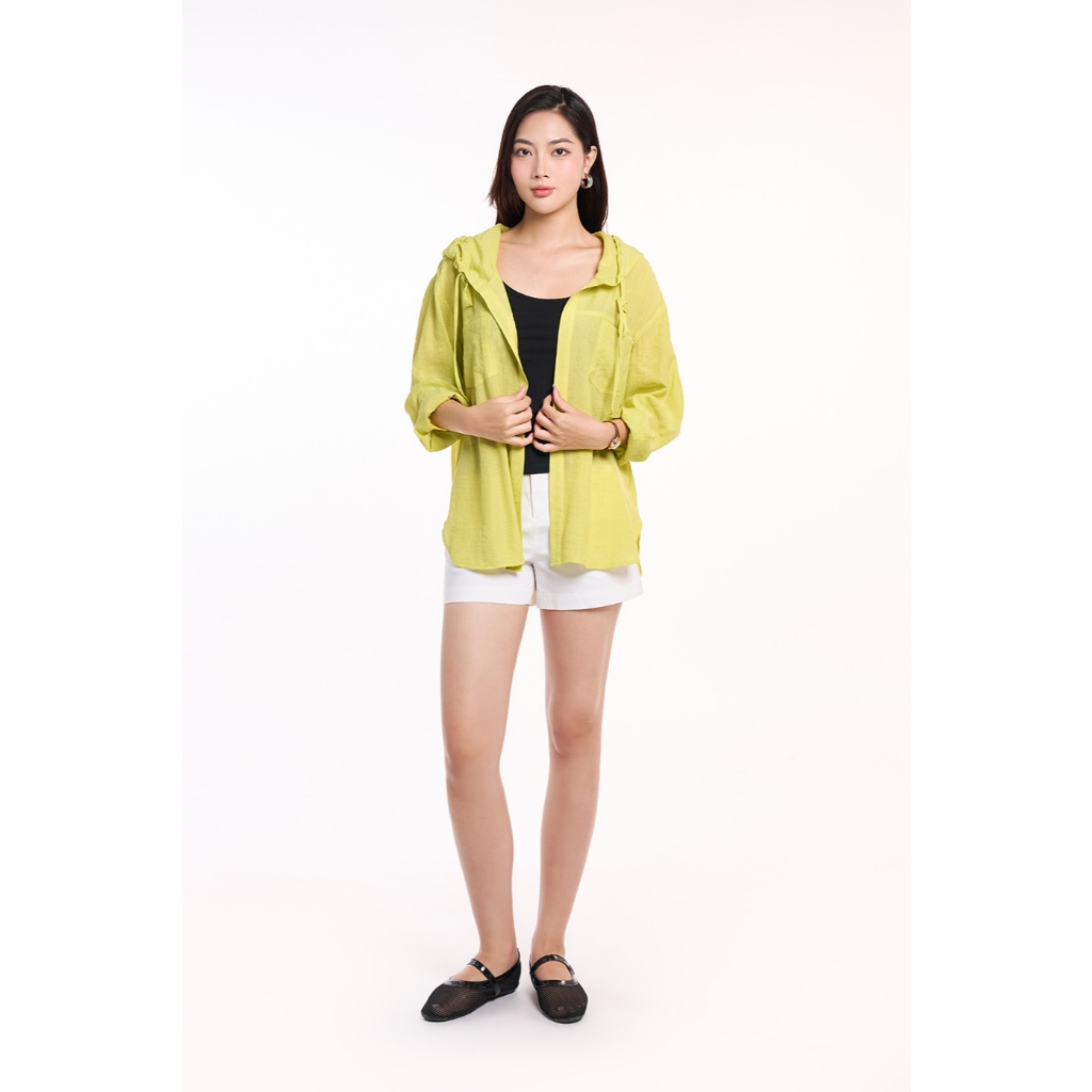 Áo Sơ Mi Thời Trang Nữ Tay Dài NINOMAXX 2409013