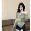 -Áo Body Xanh Loang Nữ – Cá Tính & Thời Trang (Size S→XL)