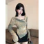 -Áo Body Xanh Loang Nữ – Cá Tính & Thời Trang (Size S→XL)