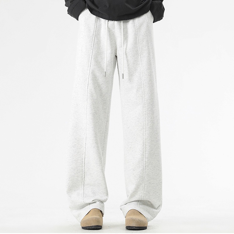 Quần Nỉ Nam FABUMAN Dài Kẻ gân Form Rộng cạp chun Chất Nỉ 2da ống rộng kèm dây rút dáng Suông UNISEX Bigsize | BigBuy360 - bigbuy360.vn