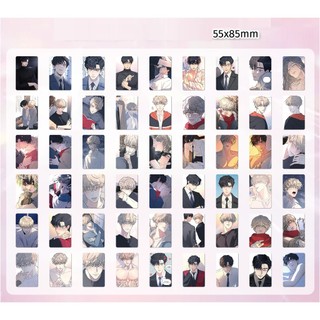[SẴN] Cây không rễ | Hộp thẻ card laser 50 tấm lomo lomocard nhân vật truyện BL Manhwa Niên hạ / Hee-seo