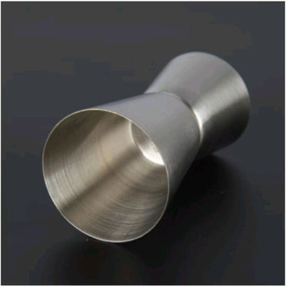 Inox Ly đong 2 đầu, jigger định lượng pha chế 2 đầu Inox loại dày, đầu nhỏ 20ml, đầu lớn 40ml, chất liệu INOX