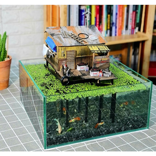 Mô hình gỗ tự lắp ráp DIY- XÓM NHÀ SÀN -MÃ SP: NS06 (Sản phẩm chưa kèm keo)