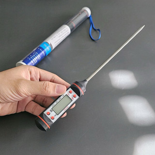 Nhiệt kế chất lỏng dạng bút, đuôi que inox, dùng đo nhiệt độ để pha sữa, pha chế cà phê, độ chính xác cao