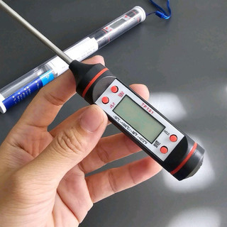 Nhiệt kế chất lỏng dạng bút, đuôi que inox, dùng đo nhiệt độ để pha sữa, pha chế cà phê, độ chính xác cao