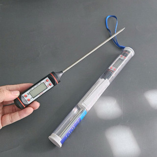 Nhiệt kế chất lỏng dạng bút, đuôi que inox, dùng đo nhiệt độ để pha sữa, pha chế cà phê, độ chính xác cao