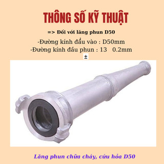 [Có kiểm định] Lăng phun ch..ữa c..háy DN50,DN65-thiết bị quan trọng trong hệ thống cc chuyên nghiệp