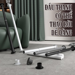 ZiinLife Thanh Treo Rèm Inox 304 Chịu Lực Cực Tốt - Thiết Kế Không Cần Khoan, Điều Chỉnh Linh Hoạt Cho Nhà Tắm & Bếp