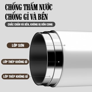 ZiinLife Thanh Treo Rèm Inox 304 Chịu Lực Cực Tốt - Thiết Kế Không Cần Khoan, Điều Chỉnh Linh Hoạt Cho Nhà Tắm & Bếp