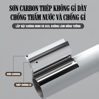 ZiinLife Thanh Treo Rèm Inox 304 Chịu Lực Cực Tốt - Thiết Kế Không Cần Khoan, Điều Chỉnh Linh Hoạt Cho Nhà Tắm & Bếp