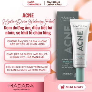 Kem dưỡng ẩm Mádara ACNE Hydra-Derm Balancing Fluid 40ml cho da dầu, da mụn