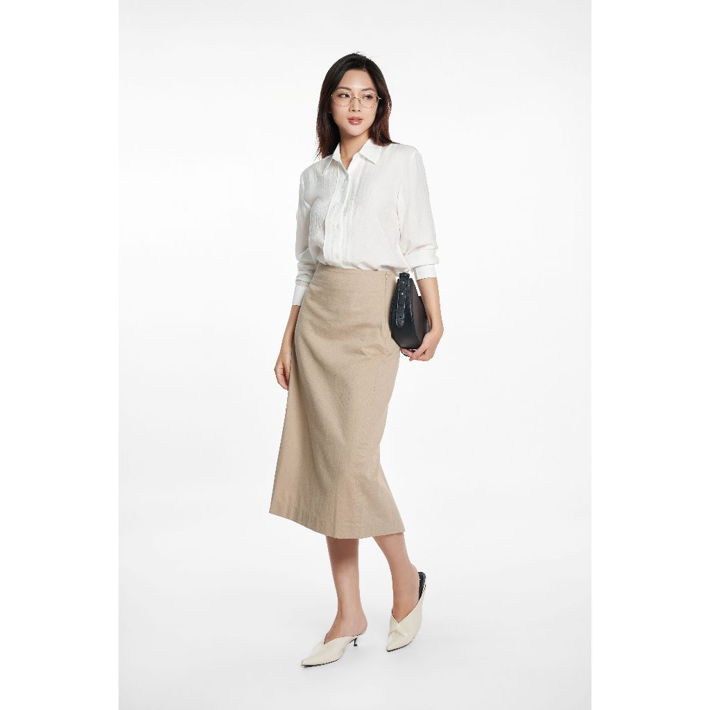 Chân Váy Nữ Dài Chất Cotton NINOMAXX 2411010