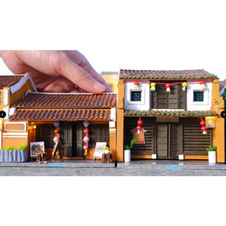 Mô hình gỗ tự lắp ráp DIY- Thế Giới Tí Hon- HỘI AN- HIỆU TRANH 182- HA164-02 (Sản phẩm chưa kèm keo)