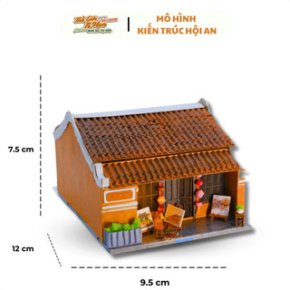 Mô hình gỗ tự lắp ráp DIY- Thế Giới Tí Hon- HỘI AN- HIỆU TRANH 182- HA164-02 (Sản phẩm chưa kèm keo)