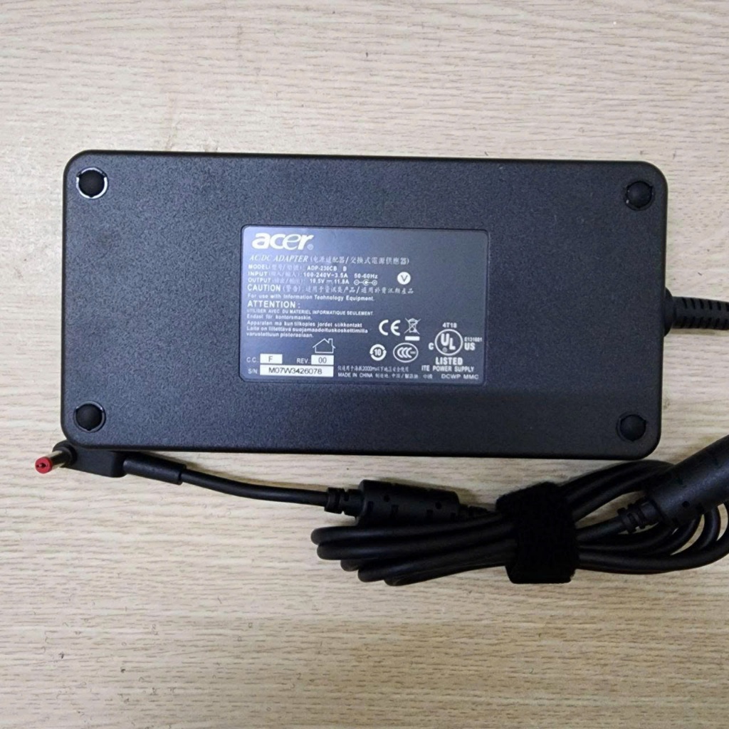 Sạc Laptop ACER 19V 135W 180W 230W cho Laptop Acer Nitro 5 Aspire 7 V15 V17 Gateway One, Acer Predator Bảo Hành 24 tháng