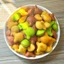 Bánh Gấu Mix 3 Vị Nhân Kem,Chùm Ngây, Socola - gói 500g túi zip
