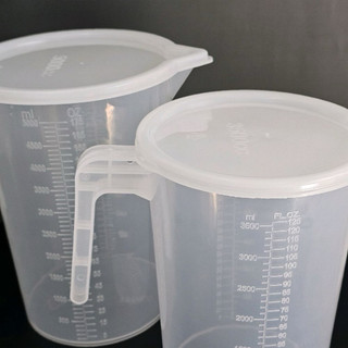 Ca đong định lượng 1000ml 2000ml 3500ml 5000ml chất liệu nhựa PP chịu nhiệt ATVSTP dùng cho pha chế đủ size, ly đong