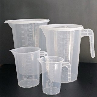 Ca đong định lượng 1000ml 2000ml 3500ml 5000ml chất liệu nhựa PP chịu nhiệt ATVSTP dùng cho pha chế đủ size, ly đong